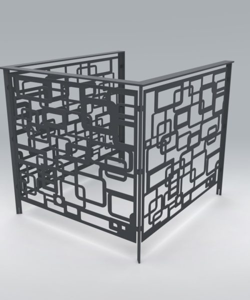 Conception 3D barrière Découpe Laser